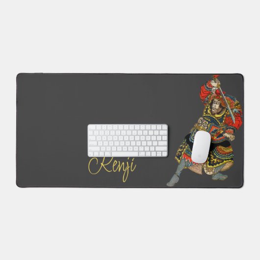Aziatische Kunst Samurai Warrior Desk Mat (Keyboard & Muis)