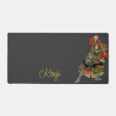 Aziatische Kunst Samurai Warrior Desk Mat (Voorkant)