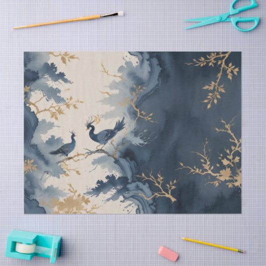 Aziatische kunstdruk tissuepapier (Craft)