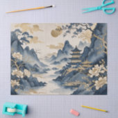 Aziatische Kunstprint Tissuepapier (Craft)