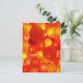 Aziatische lantaarns briefkaart (Staand voorkant)