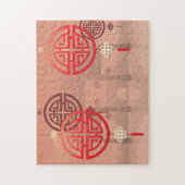 Aziatische lantaarns legpuzzel (Verticaal)