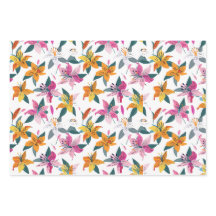 Aziatische lelie erfgoed bloemkunst decoupage vint