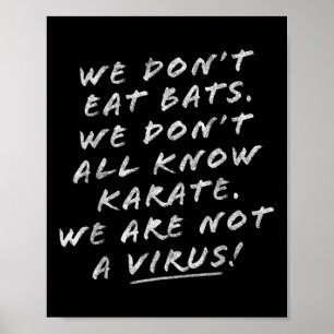 Aziatische Live Anti Racisme AAPI Bewustzijn Stop Poster