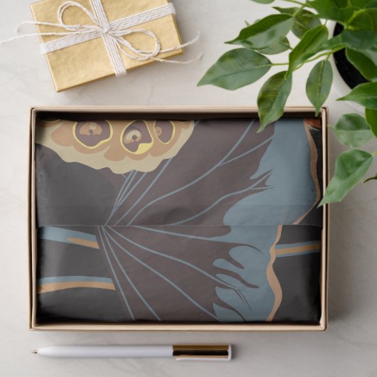 Aziatische lotusbloem. tissuepapier (Geschenk)