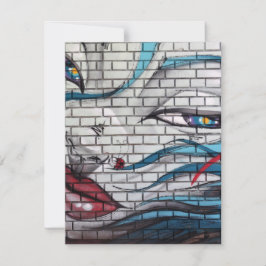 Aziatische meisje graffiti