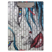 Aziatische meisje graffiti klembord (Voorkant)