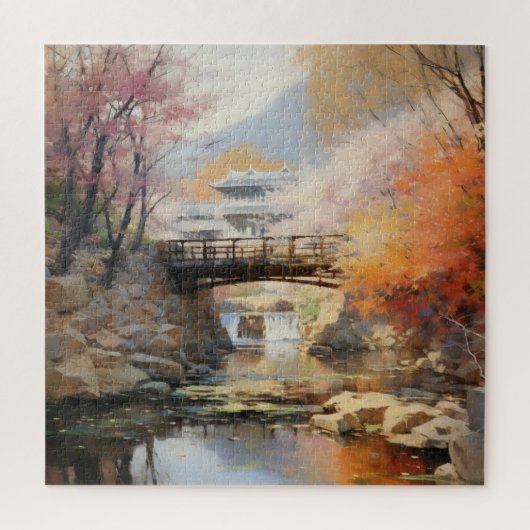 Aziatische Natuur Legpuzzel (Verticaal)