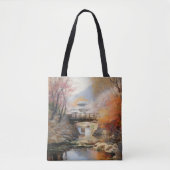Aziatische Natuur Tote Bag (Voorkant)