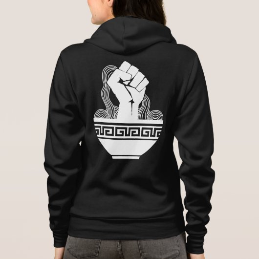 Aziatische noedel soep ontwerp | Ramen Lovers Hood Hoodie (Achterkant)