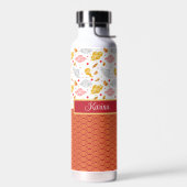 Aziatische oceaangolven, Abstracte wolken Waterfles (Links)