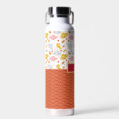 Aziatische oceaangolven, Abstracte wolken Waterfles (Voorkant)