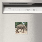 Aziatische olifant Bewaar de datum magneet (Insitu (Vaatwasser))