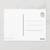 Aziatische olifant briefkaart (Achterkant)