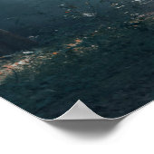 Aziatische olifant in een Sunlit Forest Clearing Poster (Hoek)