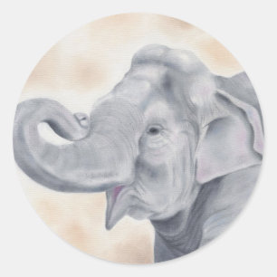 Aziatische olifant sticker