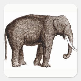 Aziatische olifant Stickers