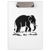 Aziatische olifanten boven Thai Elephant Trekking  Klembord (Voorkant)