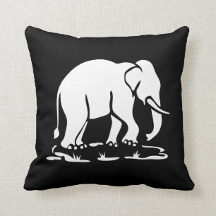 Aziatische olifanten boven Thai Elephant Trekking Kussen