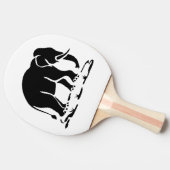 Aziatische olifanten boven Thai Elephant Trekking  Tafeltennisbatje (Zijkant)