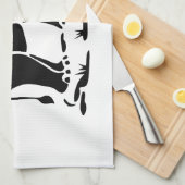 Aziatische olifanten boven Thai Elephant Trekking  Theedoek (Quarter Fold)