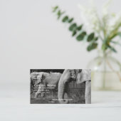 Aziatische olifantenVisitekaartje Visitekaartje (Staand voorkant)