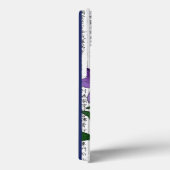 Aziatische Paarse hazelaars op Kanji achtergrond Case-Mate iPhone Case (Achterkant / Rechts)