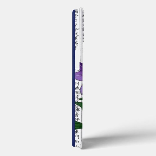 Aziatische Paarse hazelaars op Kanji achtergrond Case-Mate iPhone Case (Achterkant / Rechts)