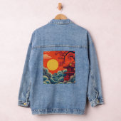 Aziatische Pacific Geïnspireerd Denim Jas Denim Jacket (Hangar)