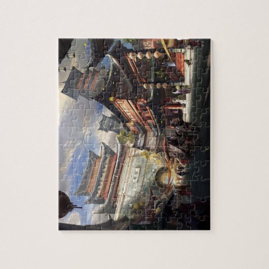 aziatische pagode puzzel (Verticaal)