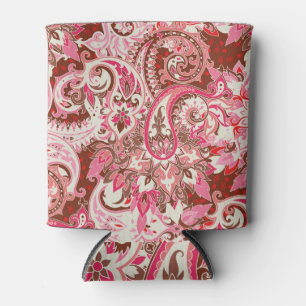 Aziatische paisley elementen, boho . blikjeskoeler