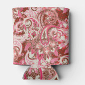 Aziatische paisley elementen, boho . blikjeskoeler (Achterkant)