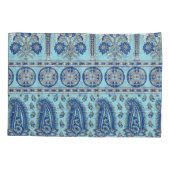 Aziatische Paisley grens: traditioneel ontwerp. Kussensloop (Achterkant)