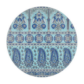 Aziatische Paisley grens: traditioneel ontwerp. Snijplank