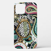 Aziatische paisley: modern naadloos ontwerp. Case-Mate iPhone case (Achterkant)