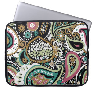 Aziatische paisley: modern naadloos ontwerp. laptop sleeve