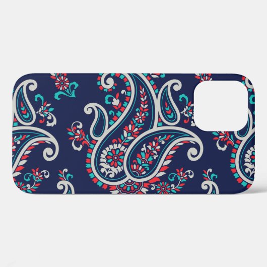 Aziatische Paisley: Traditioneel Naadloos Ontwerp. Case-Mate iPhone Case (Achterkant (horizontaal))