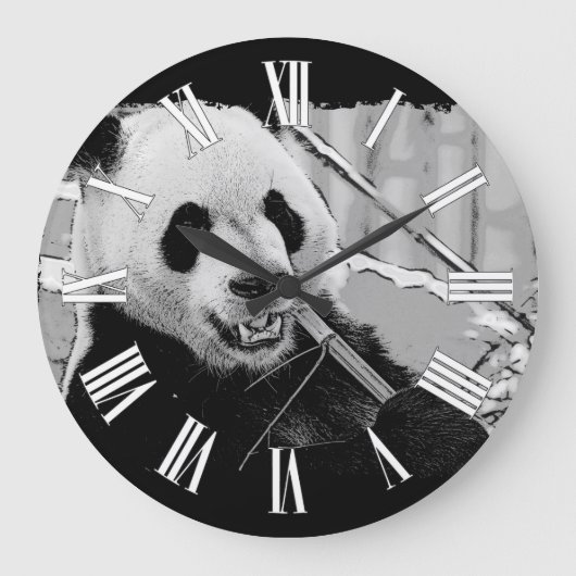 Aziatische panda beerwelp grote klok (Voorkant)