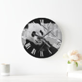 Aziatische panda beerwelp grote klok (Huis)