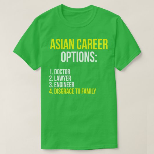 Aziatische peer-opties t-shirt (Design voorkant)