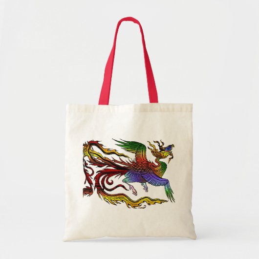 Aziatische Phoenix Tote Bag (Voorkant)