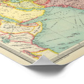 Aziatische politieke atlas poster (Hoek)