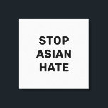 Aziatische poort stoppen, zwarte witte doek afdruk canvas afdruk<br><div class="desc">Stop de Aziatische Hate, zwart wit Canvas Afdrukken Onderteken Stop geweld tegen Aziatische mensen, Stop Covid 19 misdaden tegen het Corona-virus</div>