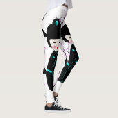 Aziatische poppen Leggings voor vrouwen (Rechts)