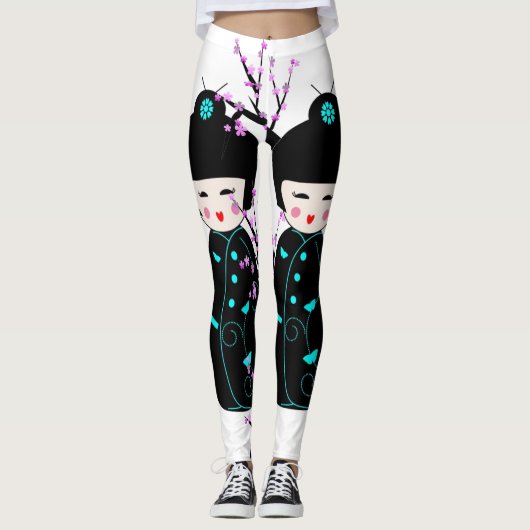 Aziatische poppen Leggings voor vrouwen (Voorkant)