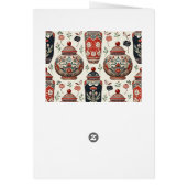 Aziatische Pottery Afbeelding bruiloft teken (Achterkant)