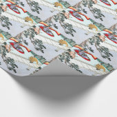 Aziatische prinses cadeaupapier (Hoek)