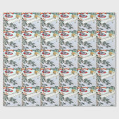 Aziatische prinses cadeaupapier (Vlak)