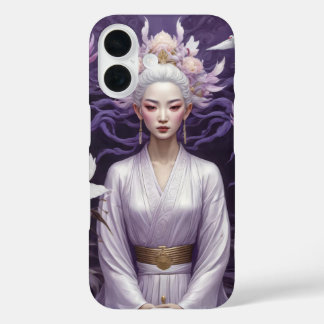 Aziatische prinses in paarse tinten cover