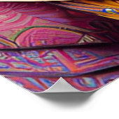 Aziatische prinses met groot ketting poster (Hoek)